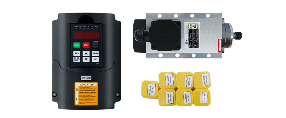 HLTNC 1.5kw Flash air Cooled S - огляд і ціна Air Cooled 1.5Kw Spindle Motor Inverter 110V