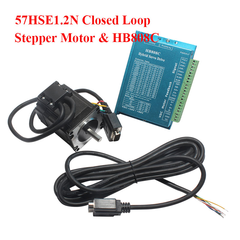 1.2N.m Nema23 Closed Loop Step - огляд і ціна Nema 23 Closed Loop Stepper Motor Driver Kit