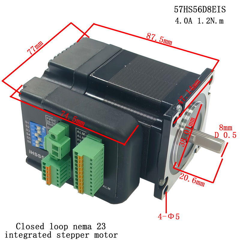 Nema 23 Integrated Closed-loop - огляд і ціна Nema 23 Closed Loop Stepper Motor Driver Kit