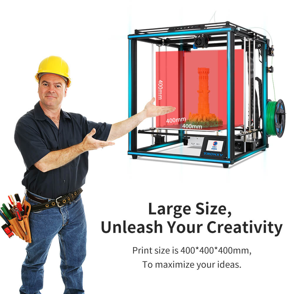 Tronxy X5SA 3D Printer Bed Pri - огляд і ціна Cnc 3018 Pro Max Metal