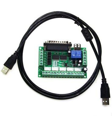 1pcs New Interface MACH3 5 Axi - огляд і ціна 5 Axis Cnc Breakout Board Interface Mach3