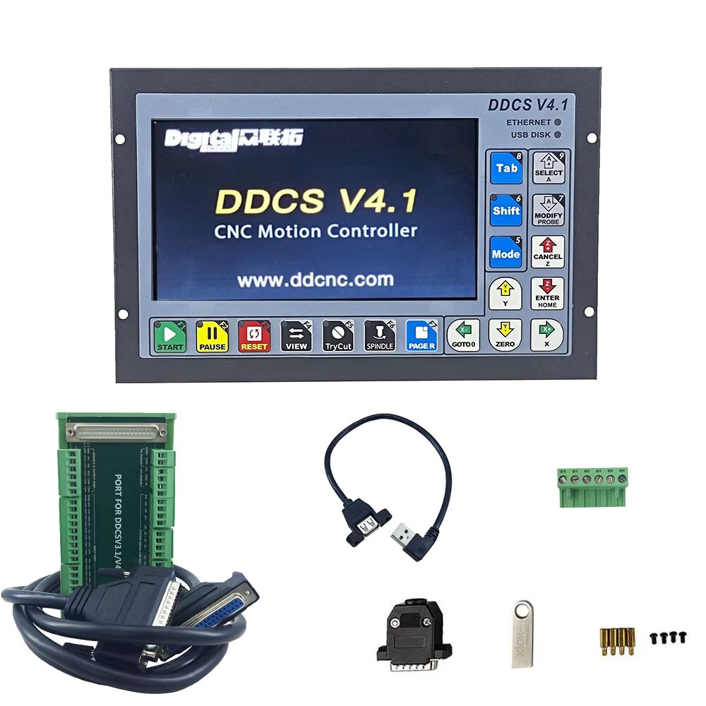 DDCS V4.1 Standalone Motion Co - огляд і ціна Ddcs V4.1 4 Axis Cnc Offline Controller