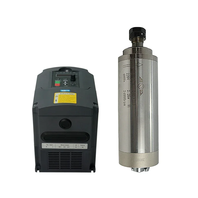 LY 220V 1.5KW 2.2KW VFD Water  - огляд і ціна 2.2Kw Water Cooled Spindle Kit Vfd