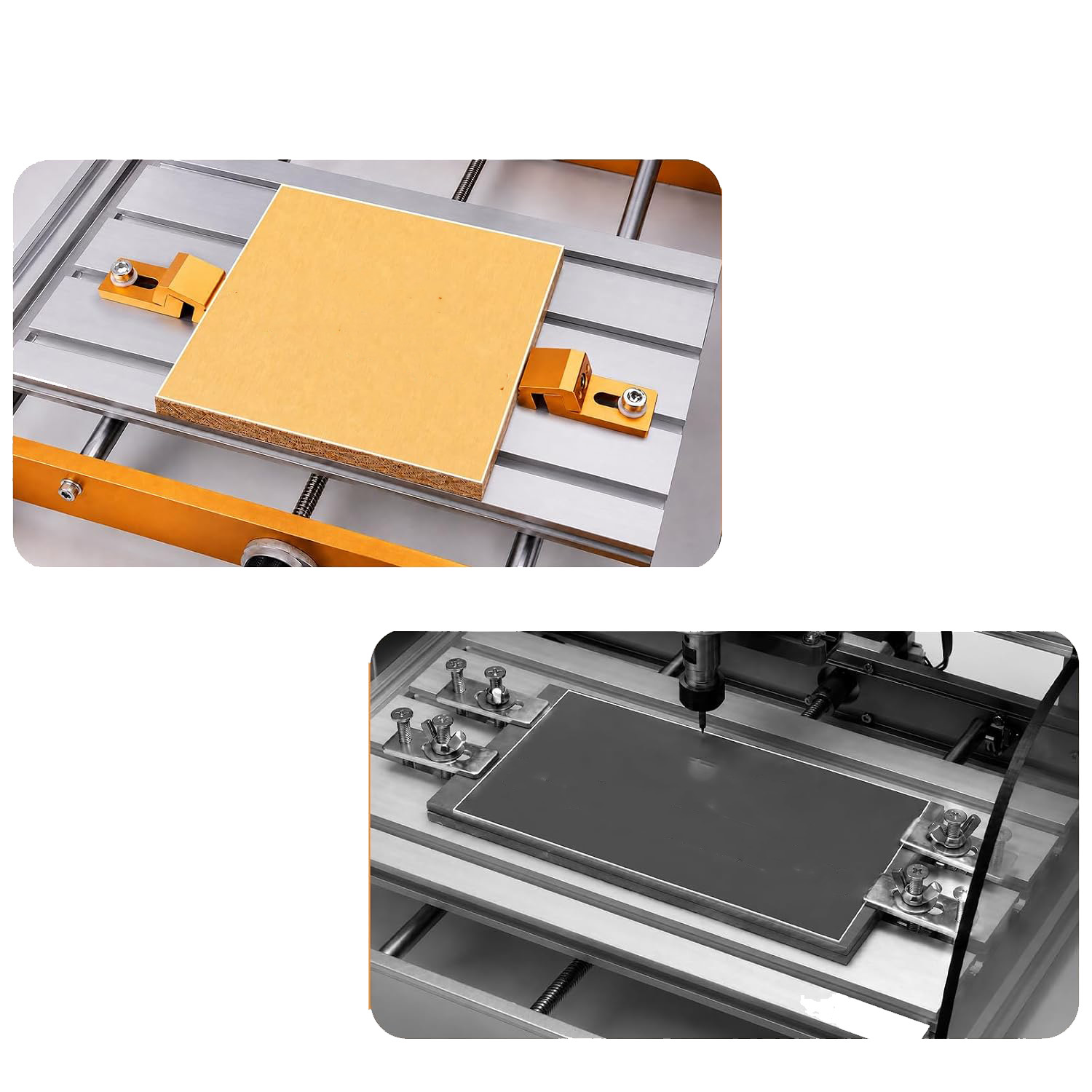 4pcs Aluminum CNC Clamps Set f - огляд і ціна Cnc 3018 Pro Max Metal