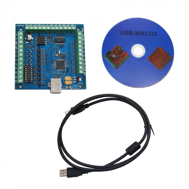 MACH3 4-Axis USB CNC Controlle - огляд і ціна Mach3 Usb Cnc Controller 4 Axis 100Khz