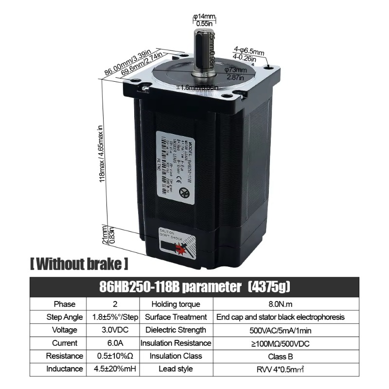 4 Axis Nema 34 Closed Loop Ste - огляд і ціна Hybrid Servo Driver Nema 34 8.5Nm