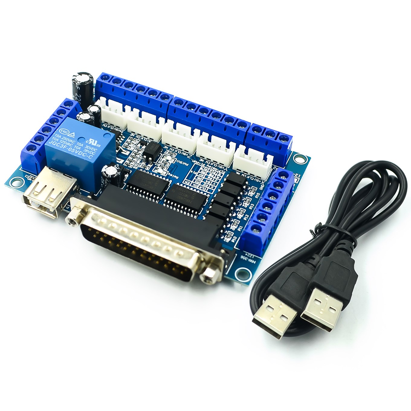 Upgraded 5 Axis CNC Interface  - огляд і ціна 5 Axis Cnc Breakout Board Interface Mach3
